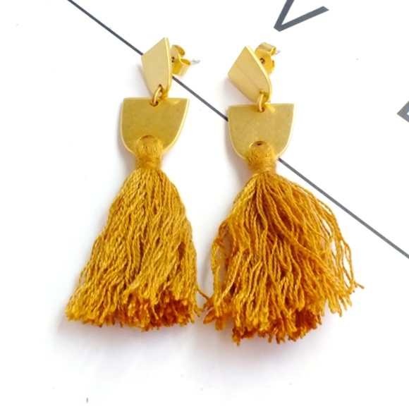 Madewell Tassel Statement Earrings - Picture 2 of 2